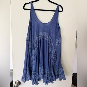 Intimately Free People Boho Lace Trapeze Dress